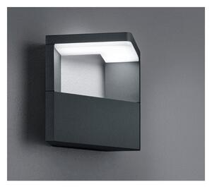 GANGES PICCOLA APPLIQUE DA ESTERNI MODERNA IP54 COLORE ANTRACITE CON LED 9W LUCE 3000K