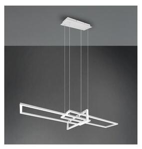 SALINAS SOSPENSIONE CON DUE RETTANGOLI LED 34W MODERNA DIMMERABILE FINITURA BIANCA LUCE 4000K