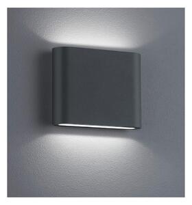 THAMES II LAMPADA DA PARETE A BIEMISSIONE IP54 DA ESTERNI ANTRACITE O BIANCA LED 2W LUCE 3000K