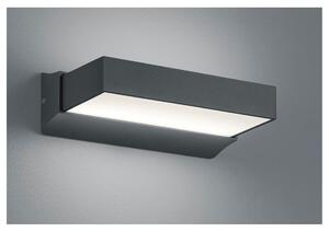 CUANDO APPLIQUE DA ESTERNI ANTRACITE IP54 LED 14W LUCE 3000K BIEMISSIONE DESIGN MODERNO