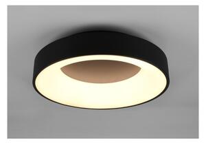 GIRONA PLAFONIERA MODERNA DIAMETRO CM 45 CON LED 27W LUCE 3000K DIMMERABILE NERA