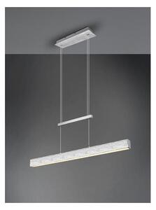 PAROS SOSPENSIONE LINEARE MODERNA BI-EMISSIONE LED 21We11W LUCE 3000K DIMMERABILE NERA O ALLUMINIO