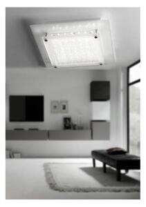 ANTILIA PLAFONIERA BIANCA QUADRATA CM 28X28 DESIGN MODERNO CON LED DA 12W LUCE 4000K