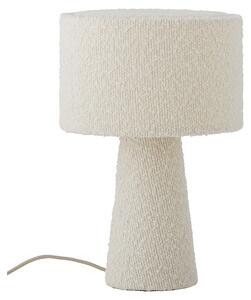 BLOOMINGVILLE | Lampada da tavolo Emmie, bianca, in poliestere | Diametro 20 cm, altezza 30 cm | 82068675