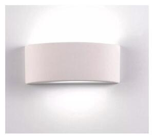 615 ISYLUCE APPLIQUE ARCO GESSO VERNICIABILE LUCE SOPRA SOTTO LARGHEZZA 25 CM MODERNO