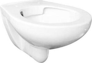 VIGOUR ONE WC sospeso, rotondo, senza bordo, cassetta di scarico da incasso, bianco