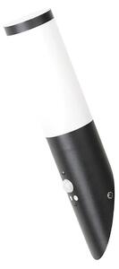 Rabalux 8146 - Lampada da parete esterna con sensore BLACK TORCH 1xE27/25W/230V