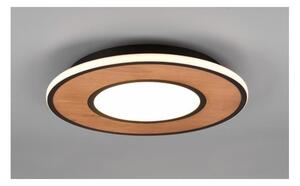 DEACON PLAFONIERA IN METALLO NERO CON INSERTO IN LEGNO LED 37W LUCE 3000K DIMMERABILE D50