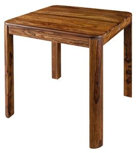 MASSIVMOEBEL24 | tavolo da pranzo in legno di Sheesham / Acacia 60x60x76 noce cerato TORONTO #255