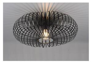 JOHANN PLAFONIERA VINTAGE A GABBIA APERTA DIAMETRO CM 50 FINITURA NERO LAMPADINA E27