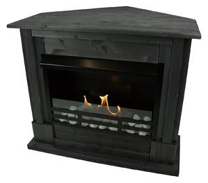Gel, etanolo, Kaminofen, caminetto da angolo Apollo Deluxe Royal - Nero