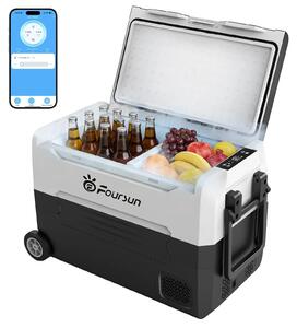 Frigorifero-congelatore da auto, doppia alimentazione, raffreddamento rapido, 45 L