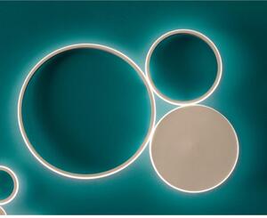 POIS PLAFONIERA DIMMERABILE GRIGIO O ORO LED 42W 4150LM LUCE 3000K-4000K MODERNA LUCE DIFFUSA