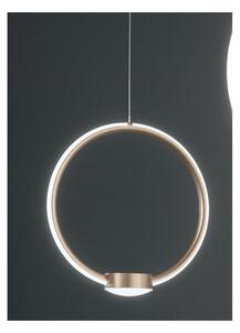 OMEGA SOSPENSIONE DIAMETRO 32 CM ORO, BIANCO O NERO LED 20W LUCE 3000K DIMMERABILE MODERNA