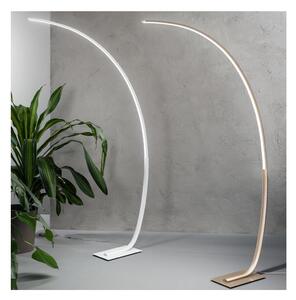 KEEP PIANTANA AD ARCO MODERNA LED 30W LUCE 3000K DIMMERABILE IN METALLO BIANCO,NERO O ORO