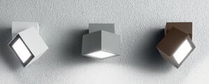 STEVE APPLIQUE DA ESTERNO IP54 ORIENTABILE LED 6W LUCE 4000K BIANCO,SILVER O MARRONE MODERNA