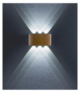 FABO APPLIQUE DA ESTERNI IP54 LED 6W LUCE 3000K BIANCO ANTRACITE O MARRONE