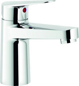 Miscelatore monocomando per lavabo VIGOUR con scarico a scomparsa cromato