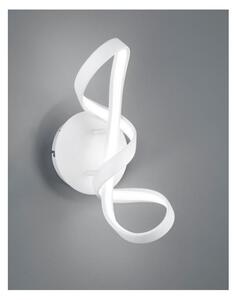 PERUGIA APPLIQUE SINUOSA IN FINITURA BIANCA O CROMO LED 18W LUCE 4000K DIMMERABILE MODERNA