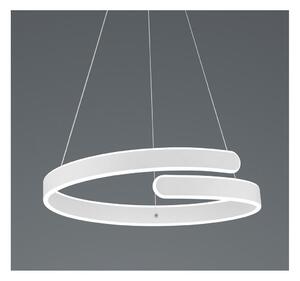 PARMA SOSPENSIONE MODERNA D50 CM BIANCA O CROMO LED 37W LUCE 4000K DIMMERABILE