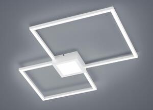 HYDRA PLAFONIERA CON DOPPIO QUADRATO E INSERTO LUCE CENTRALE LED 28W MODERNA DIMMERABILE 4 FINITURE COLORE