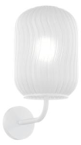 TENDER APPLIQUE DA PARETE IN METALLO CON DIFFUSORE IN VETRO IN 6 FINITURE COLORE
