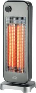 DCG Stufa Elettrica al Carbonio Infrarossi 2 Elementi Potenza Max 900 Watt Oscillante - SA9816