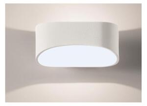 DRAPPO APPLIQUE MODERNA ALLUMINIO BIANCO O NERO 3 MISURE LED 10W - 20W - 36W LUCE 3000K O 4000K