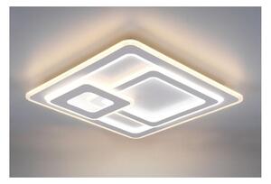 MITA PLAFONIERA MODERNA 3 QUADRATI LED 76W LUCE DIMMERABILE TELECOMANDO INCLUSO CM 51X51