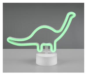 BRONTO MODERNA LAMPADA DA TAVOLO DECORATIVA LED 1.6W PER CAMERETTE E SALOTTI IN PLASTICA BIANCA