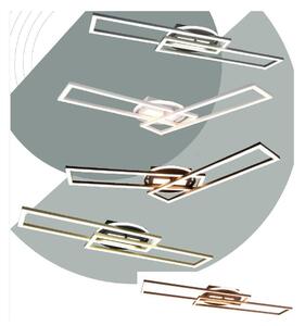 TWISTER PLAFONIERA LED 30W LUCE DIMMERABILE IN METALLO 5 COLORI CON RETTANGOLI ORIENTABILI