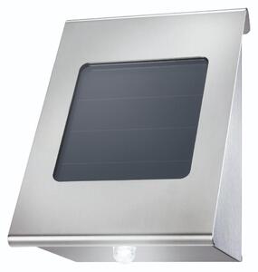Applique solare in metallo, 3000K, 6500K commutabile, modulo solare 0,2W