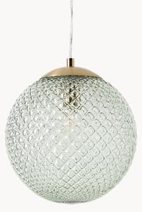 Lampada a sospensione piccola in vetro Lorna
