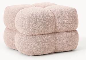 Pouf imbottito in bouclé Ellie