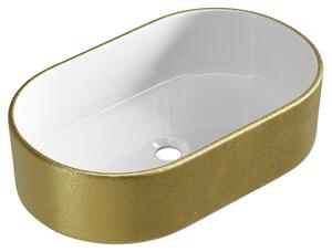 Lavabo da appoggio ovale 55 cm Lavabo da bagno Bagno Bagno ospiti WC