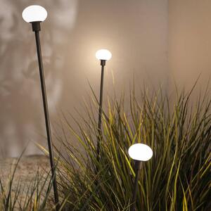 Karman Lampada LED con picchetto MINUIT, altezza 160 cm, nero, IP65 MINUIT, Nero, Alluminio, Design