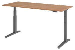 Scrivania elettrica bümö XBHM - Struttura: grafite, finitura: noce, dimensioni: 180 x 80 cm