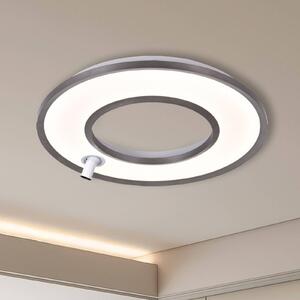 Viokef Plafoniera a LED Valeria, Alluminio / Grigio / Zincato, Soggiorno / Sala da pranzo, Alluminio, Moderno, Plafoniera LED