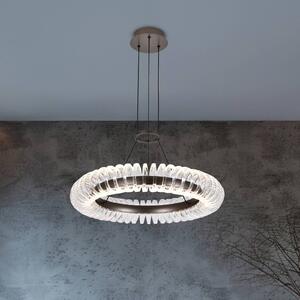 Viokef Lampada a sospensione Alba, Chiaro / Trasparente, Soggiorno / Sala da pranzo, Plastica, Moderno, Lampada a sospensione