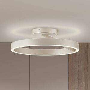 Viokef Plafoniera soffitto Saturn, dimmerabile, Crema / Ambra, Soggiorno / Sala da pranzo, Metallo, Moderno, Plafoniera