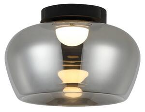Viokef Plafoniera a LED Nadia, Alluminio / Grigio / Zincato, Soggiorno / Sala da pranzo, Vetro, Plafoniera LED