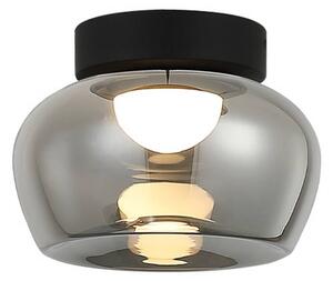 Viokef Plafoniera a LED Nadia, Alluminio / Grigio / Zincato, Soggiorno / Sala da pranzo, Vetro, Plafoniera LED