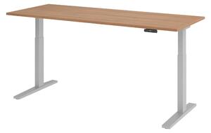 Scrivania elettrica bümö XMKA - Struttura: argento, finitura: noce, dimensioni: 200 x 80 cm
