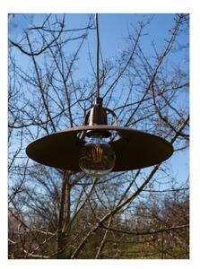 PALAGIO SOSPENSIONE CON GABBIA IP44 4 MISURE IN OTTONE 3 FINITURE COLORE MADE IN ITALY LAMPADINA E27