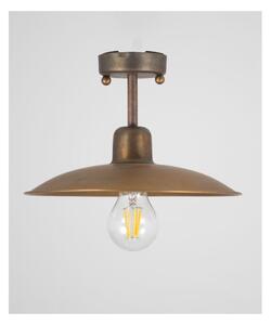 PALAGIO PLAFONIERA DA ESTERNO IP44 4 MISURE IN OTTONE 3 FINITURE COLORE MADE IN ITALY LAMPADINA E27