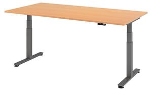 Scrivania elettrica bümö XDSM - Finitura: faggio, struttura: grafite, dimensioni: 200 x 100 cm