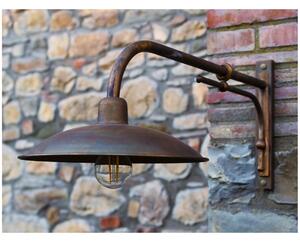 LEVANE APPLIQUE CON BRACCIO LUNGHEZZA CM 75 IN OTTONE 3 FINITURE COLORE IP44 MADE IN ITALY