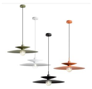 GUNNAR SOSPENSIONE MODERNA IN ALLUMINIO DIAMETRO CM 50 IN 4 FINITURE COLORE LAMPADINA E27