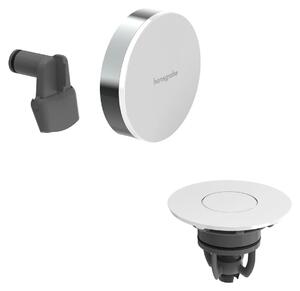 Hansgrohe Exafill Set de finition Bec déverseur pour baignoire, garniture d'écoulement et de trop-plein, 58119000, 58119000