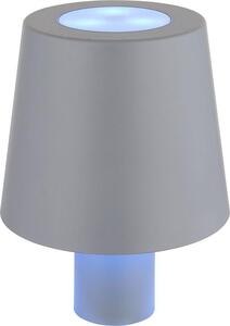 Lampada da tavolo LED RGB, lampada a forma di bottiglia, con controllo touch, alimentata a batteria, altezza 14 cm